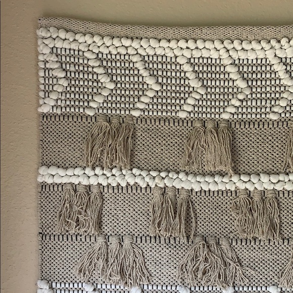 Macrame Woven Wall Hanging NWOT - Picture 4 of 7